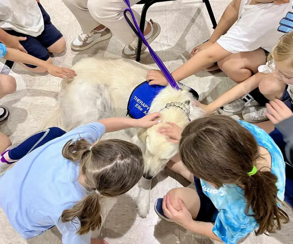 Ellie Ann on a visit